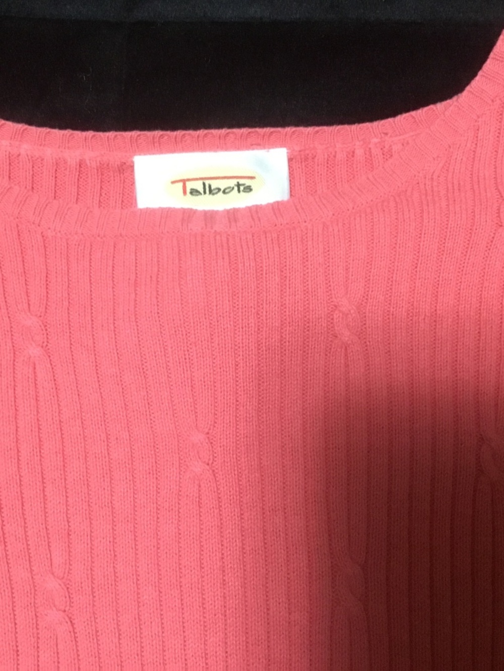 Talbots Pink Sweater ShortSleeve - Picture 2 of 7